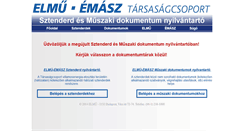 Desktop Screenshot of dokumentumok.elmu.hu